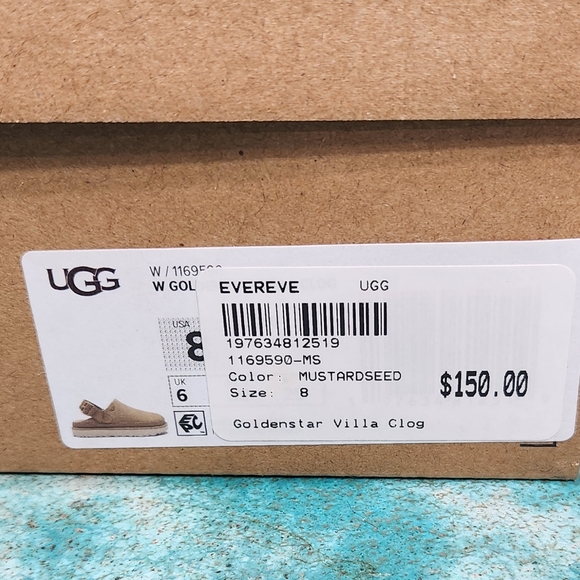UGG Goldenstar Villa Size 8 - Picture 2 of 13